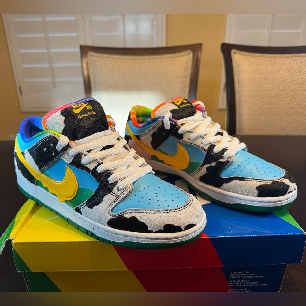 Nike Chunky Dunk Low SB x Ben Jerrys Sneakers Shoes Size US 10